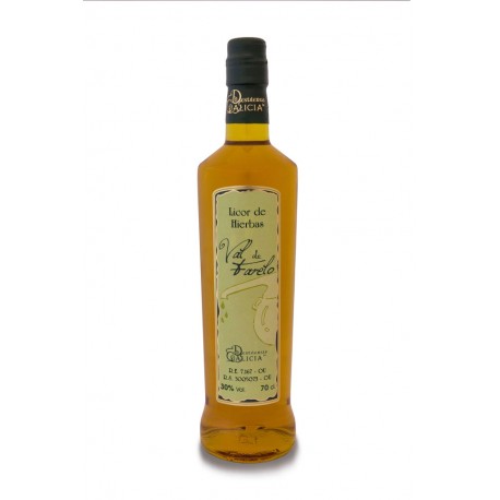 Licor de hierbas, marca Val de Farelo