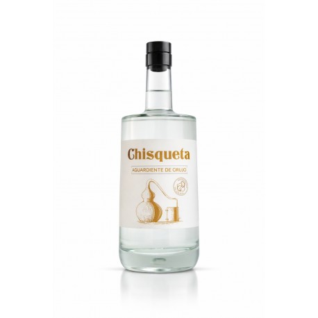 Aguardiente de Orujo, marca Chisqueta